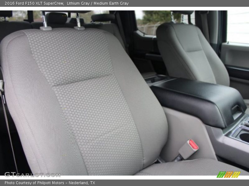 Lithium Gray / Medium Earth Gray 2016 Ford F150 XLT SuperCrew