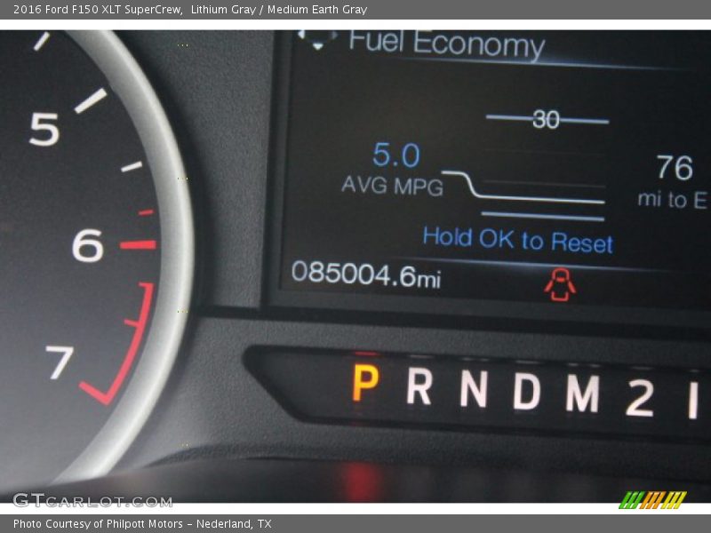 Lithium Gray / Medium Earth Gray 2016 Ford F150 XLT SuperCrew