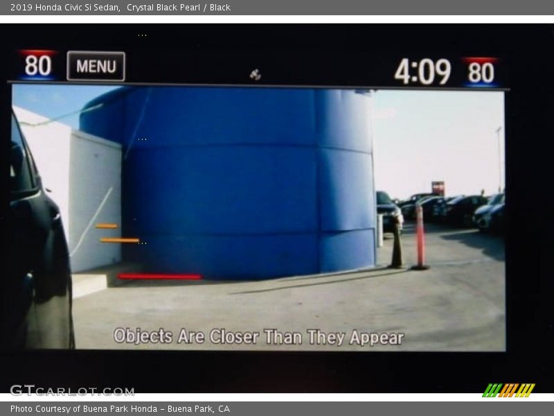 Crystal Black Pearl / Black 2019 Honda Civic Si Sedan