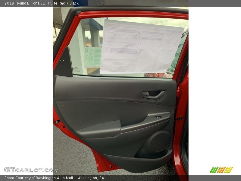 Pulse Red / Black 2019 Hyundai Kona SE
