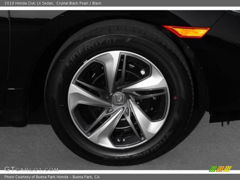 Crystal Black Pearl / Black 2019 Honda Civic LX Sedan