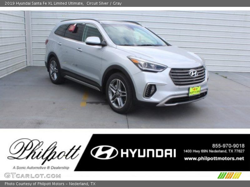 Circuit Silver / Gray 2019 Hyundai Santa Fe XL Limited Ultimate