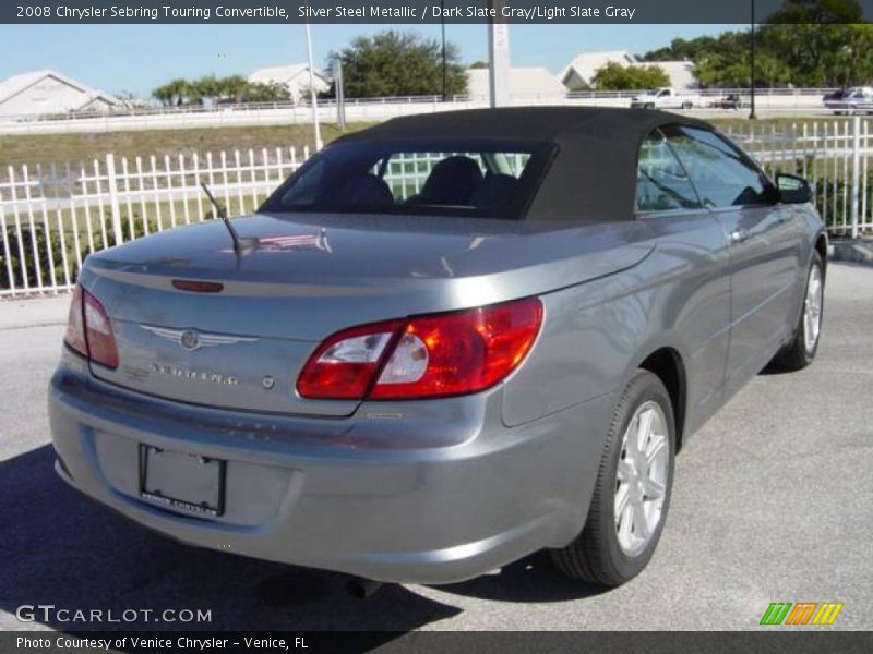Silver Steel Metallic / Dark Slate Gray/Light Slate Gray 2008 Chrysler Sebring Touring Convertible