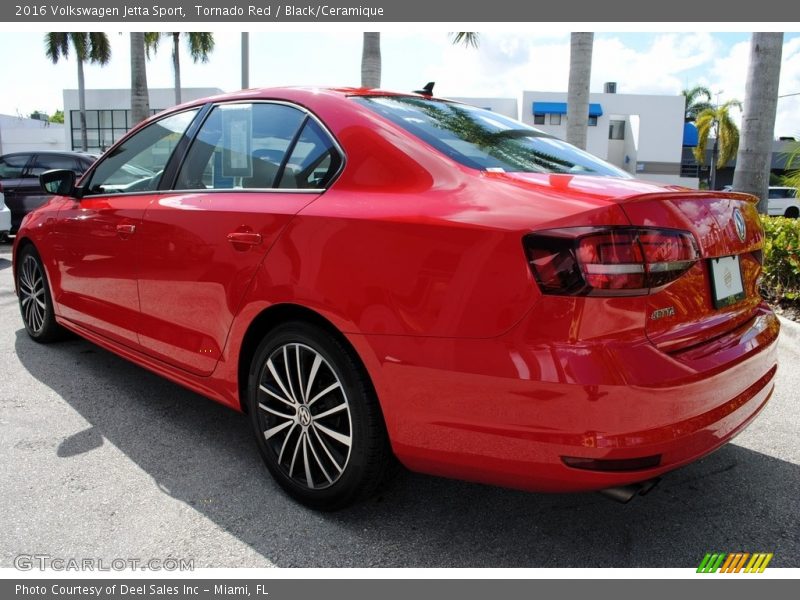 Tornado Red / Black/Ceramique 2016 Volkswagen Jetta Sport