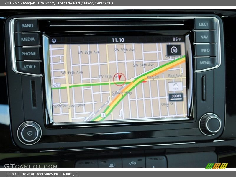 Navigation of 2016 Jetta Sport