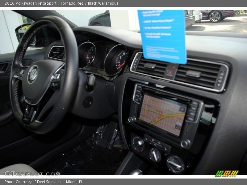 Tornado Red / Black/Ceramique 2016 Volkswagen Jetta Sport