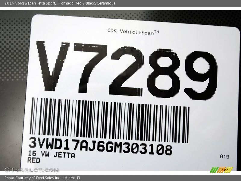 Tornado Red / Black/Ceramique 2016 Volkswagen Jetta Sport