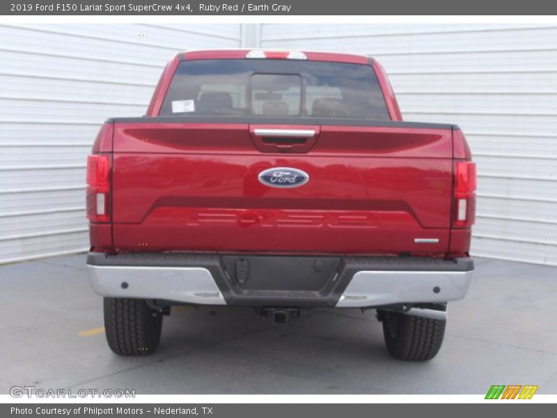 Ruby Red / Earth Gray 2019 Ford F150 Lariat Sport SuperCrew 4x4