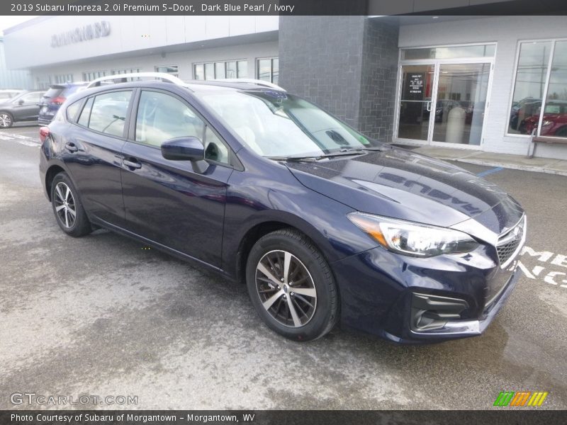 Dark Blue Pearl / Ivory 2019 Subaru Impreza 2.0i Premium 5-Door