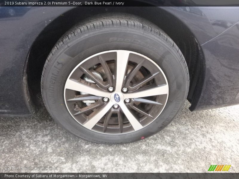 Dark Blue Pearl / Ivory 2019 Subaru Impreza 2.0i Premium 5-Door