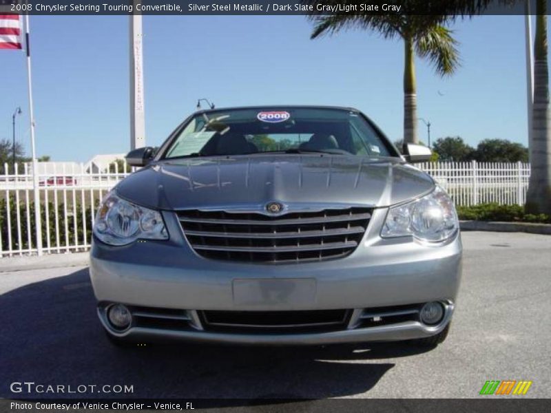 Silver Steel Metallic / Dark Slate Gray/Light Slate Gray 2008 Chrysler Sebring Touring Convertible