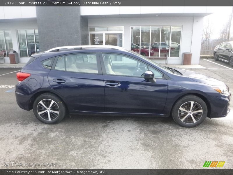 Dark Blue Pearl / Ivory 2019 Subaru Impreza 2.0i Premium 5-Door