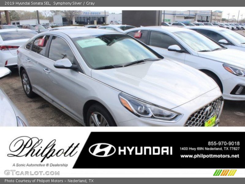 Symphony Silver / Gray 2019 Hyundai Sonata SEL