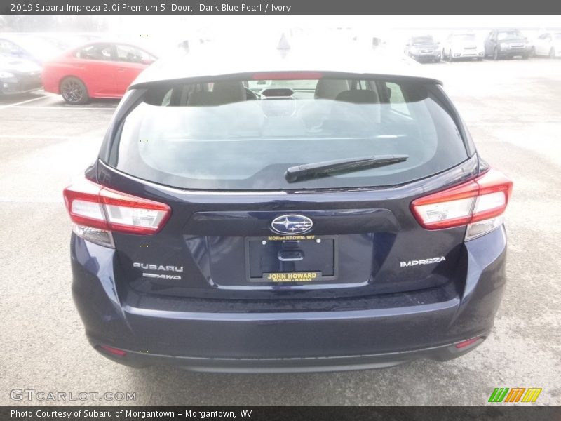 Dark Blue Pearl / Ivory 2019 Subaru Impreza 2.0i Premium 5-Door