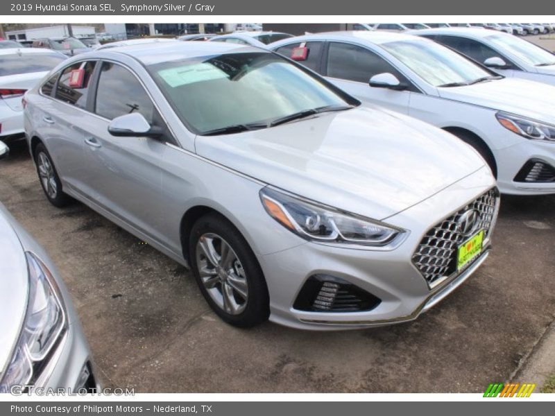 Symphony Silver / Gray 2019 Hyundai Sonata SEL