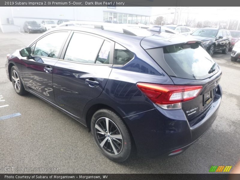 Dark Blue Pearl / Ivory 2019 Subaru Impreza 2.0i Premium 5-Door