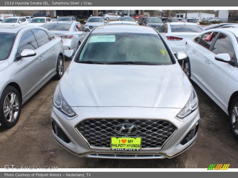 Symphony Silver / Gray 2019 Hyundai Sonata SEL