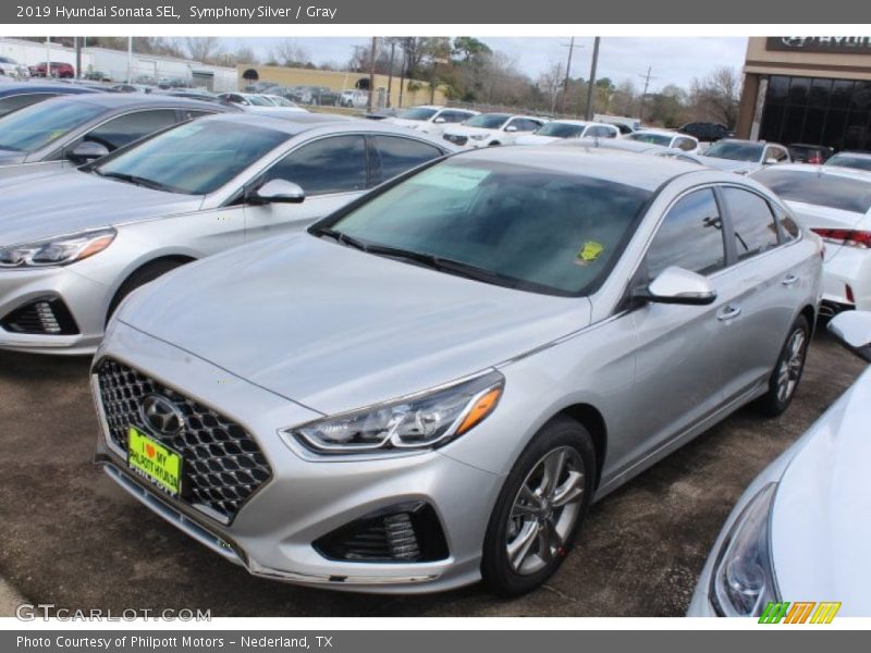 Symphony Silver / Gray 2019 Hyundai Sonata SEL