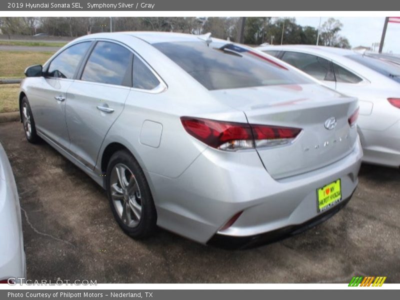 Symphony Silver / Gray 2019 Hyundai Sonata SEL
