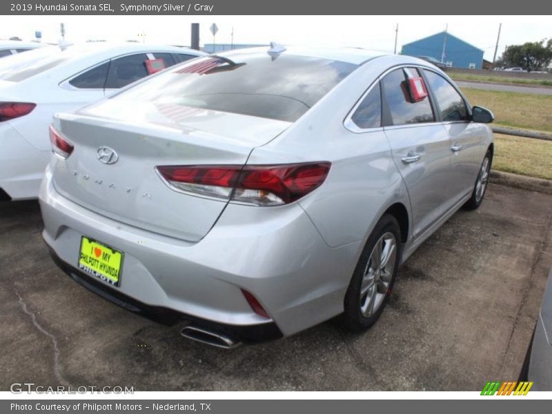 Symphony Silver / Gray 2019 Hyundai Sonata SEL