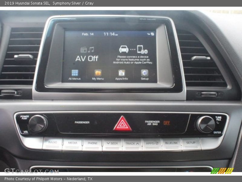 Symphony Silver / Gray 2019 Hyundai Sonata SEL
