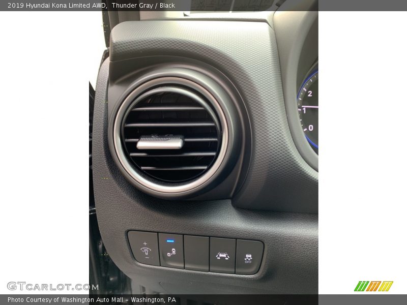 Thunder Gray / Black 2019 Hyundai Kona Limited AWD