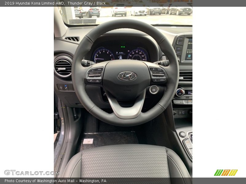 Thunder Gray / Black 2019 Hyundai Kona Limited AWD