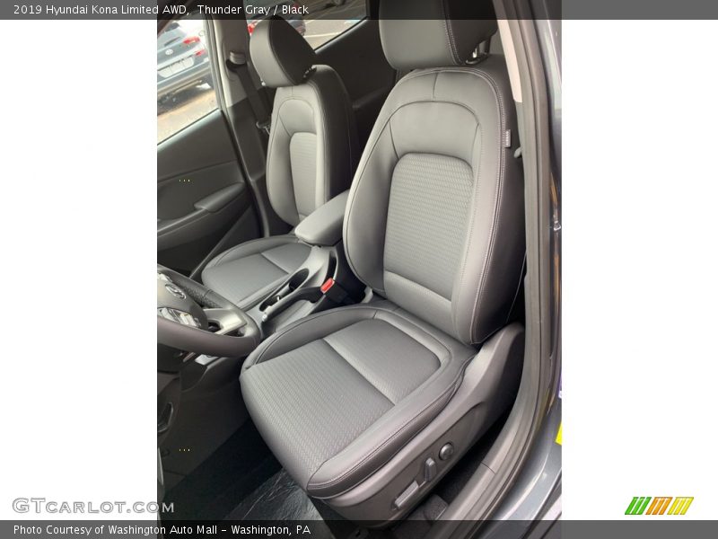 Thunder Gray / Black 2019 Hyundai Kona Limited AWD