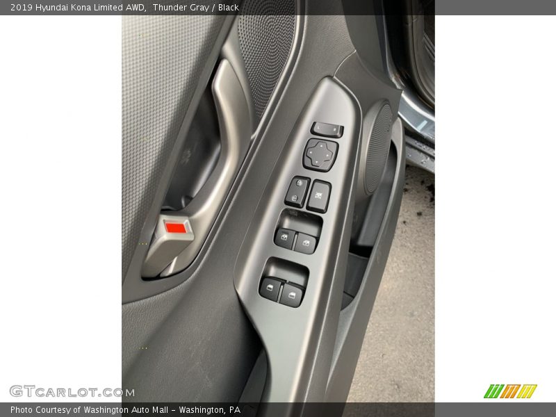 Thunder Gray / Black 2019 Hyundai Kona Limited AWD