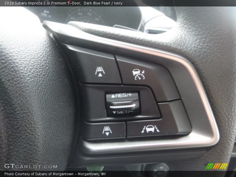 Dark Blue Pearl / Ivory 2019 Subaru Impreza 2.0i Premium 5-Door