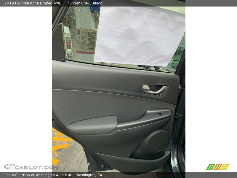 Thunder Gray / Black 2019 Hyundai Kona Limited AWD