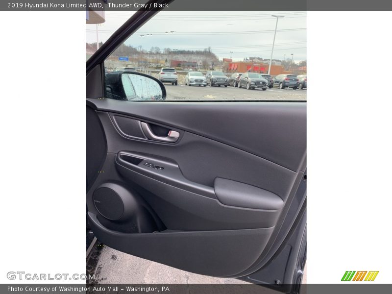 Thunder Gray / Black 2019 Hyundai Kona Limited AWD