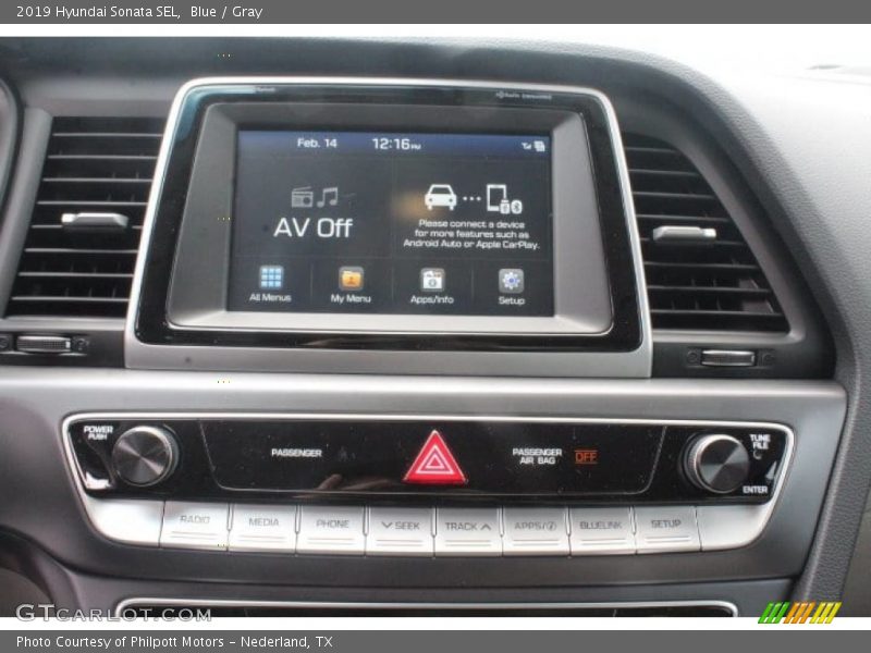 Blue / Gray 2019 Hyundai Sonata SEL