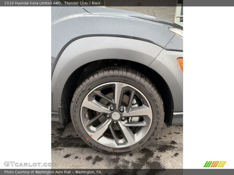 Thunder Gray / Black 2019 Hyundai Kona Limited AWD