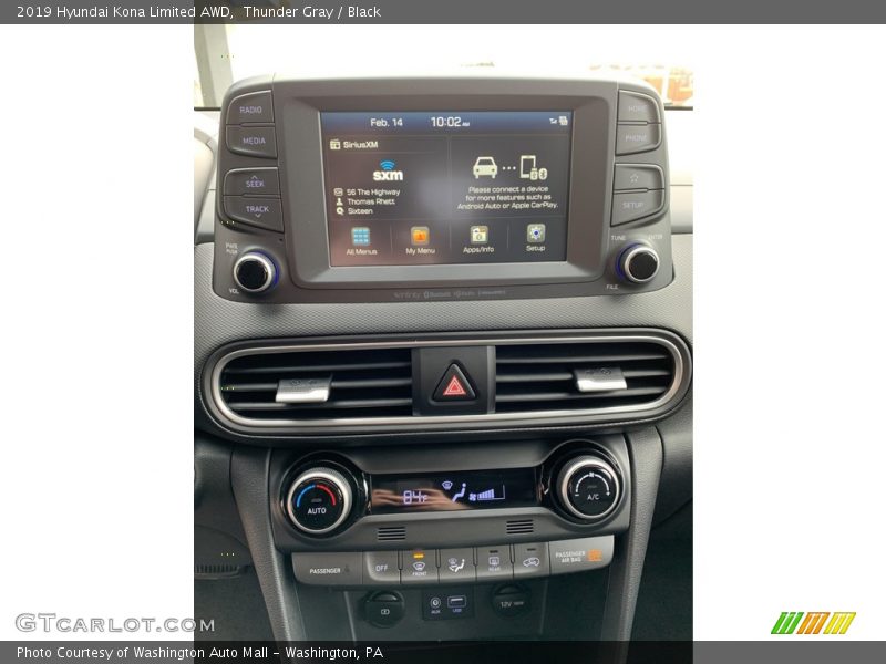 Thunder Gray / Black 2019 Hyundai Kona Limited AWD