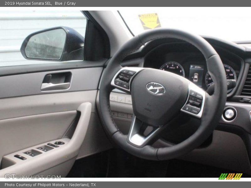 Blue / Gray 2019 Hyundai Sonata SEL