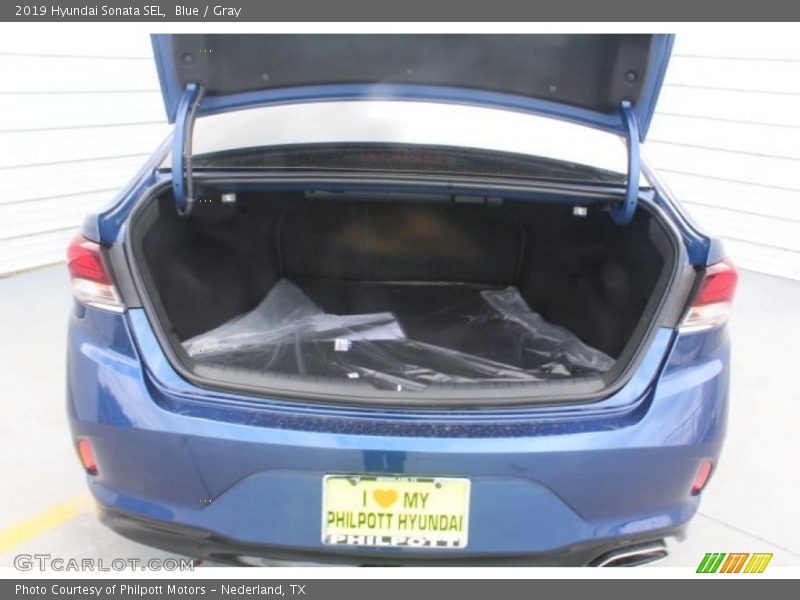 Blue / Gray 2019 Hyundai Sonata SEL