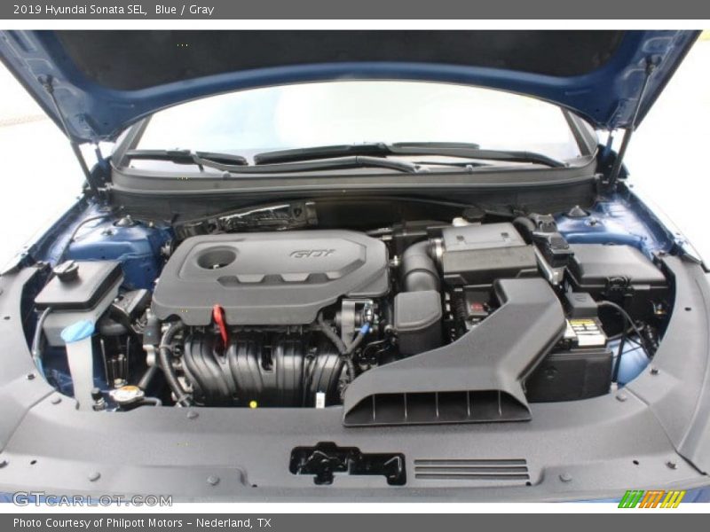 Blue / Gray 2019 Hyundai Sonata SEL