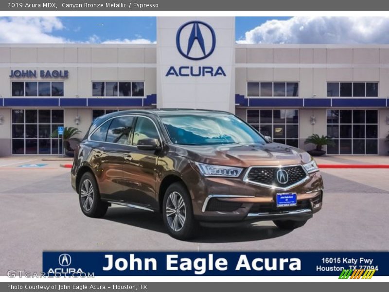 Canyon Bronze Metallic / Espresso 2019 Acura MDX