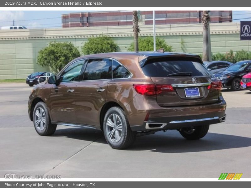 Canyon Bronze Metallic / Espresso 2019 Acura MDX