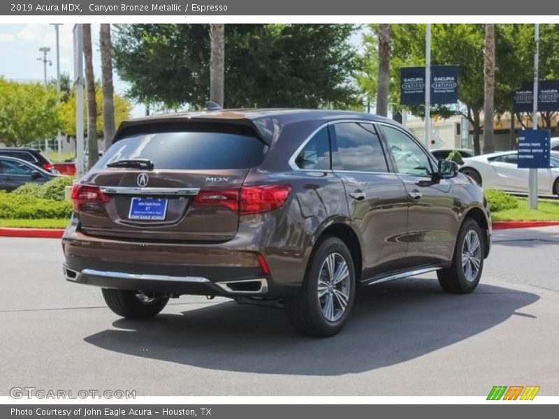 Canyon Bronze Metallic / Espresso 2019 Acura MDX