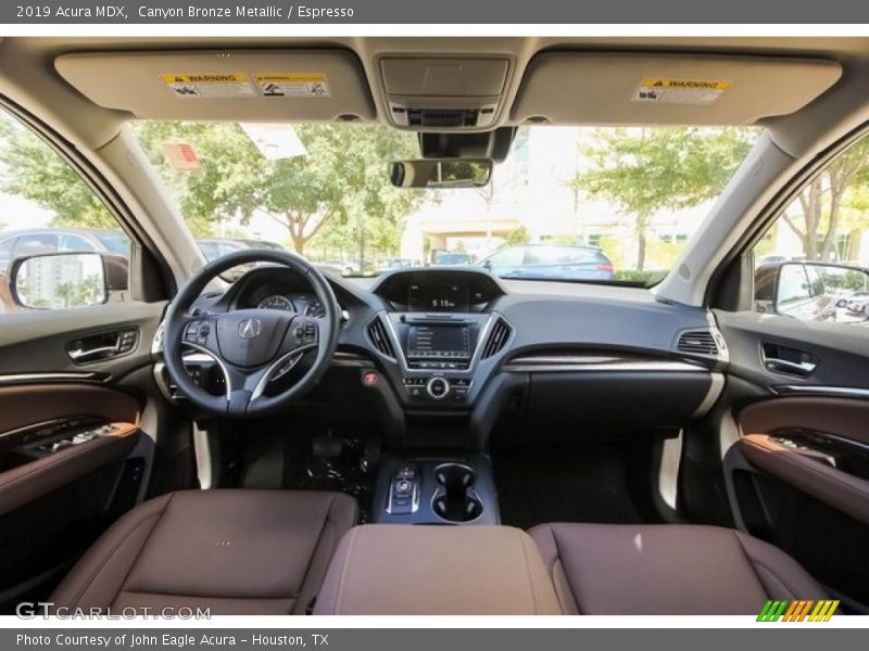 Canyon Bronze Metallic / Espresso 2019 Acura MDX