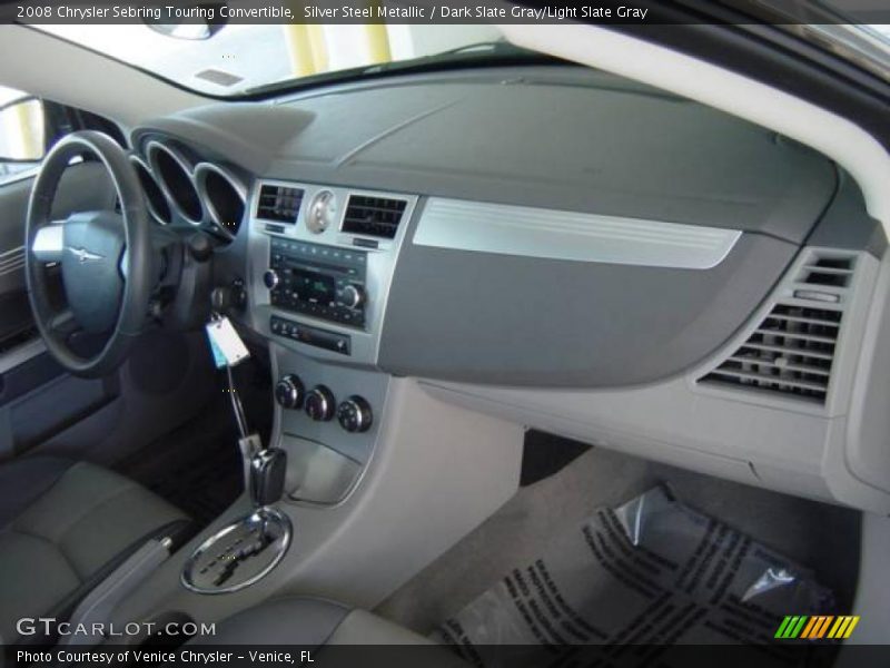 Silver Steel Metallic / Dark Slate Gray/Light Slate Gray 2008 Chrysler Sebring Touring Convertible