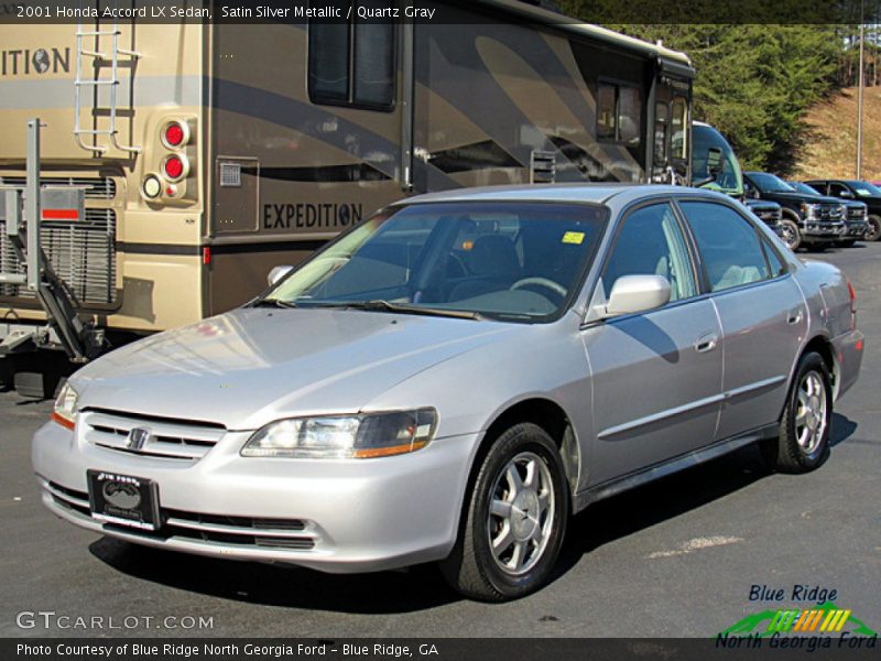 Satin Silver Metallic / Quartz Gray 2001 Honda Accord LX Sedan