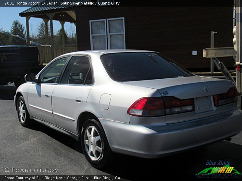 Satin Silver Metallic / Quartz Gray 2001 Honda Accord LX Sedan