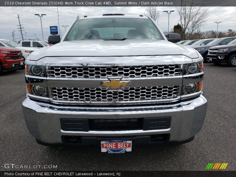 Summit White / Dark Ash/Jet Black 2019 Chevrolet Silverado 2500HD Work Truck Crew Cab 4WD