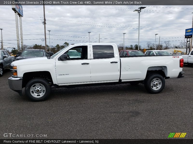 Summit White / Dark Ash/Jet Black 2019 Chevrolet Silverado 2500HD Work Truck Crew Cab 4WD