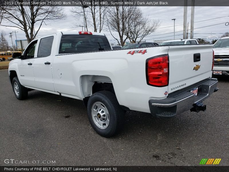 Summit White / Dark Ash/Jet Black 2019 Chevrolet Silverado 2500HD Work Truck Crew Cab 4WD