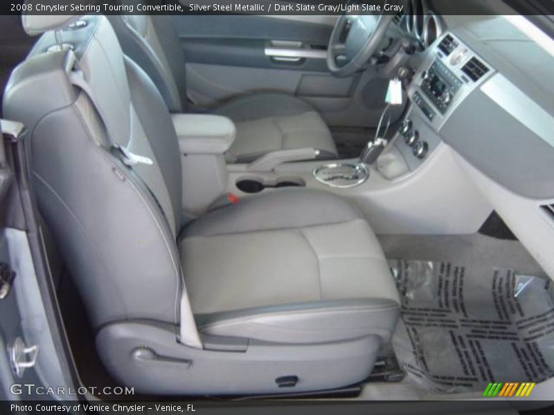Silver Steel Metallic / Dark Slate Gray/Light Slate Gray 2008 Chrysler Sebring Touring Convertible