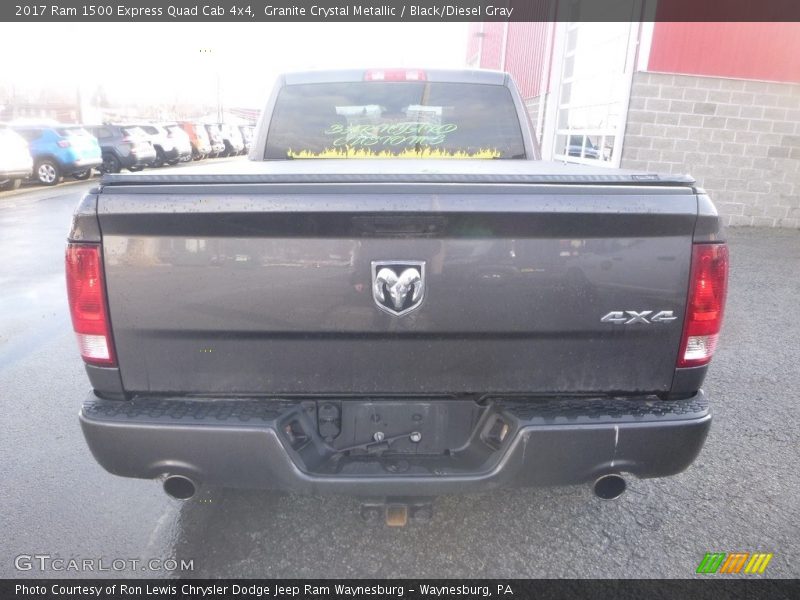 Granite Crystal Metallic / Black/Diesel Gray 2017 Ram 1500 Express Quad Cab 4x4